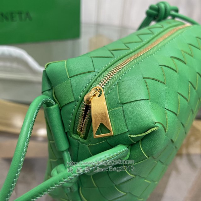 Bottega veneta高端女包 98091 寶緹嘉新款編織小方包 BV經典款手工編織小號肩背女包  gxz1341